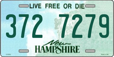 NH license plate 3727279