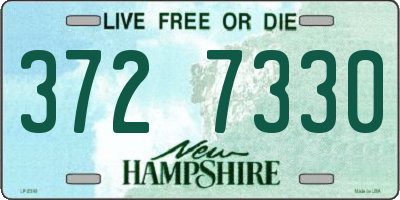 NH license plate 3727330