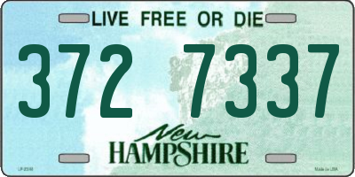 NH license plate 3727337