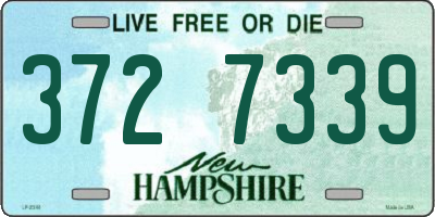 NH license plate 3727339