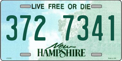 NH license plate 3727341