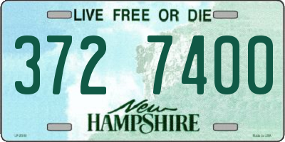 NH license plate 3727400