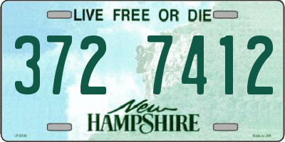 NH license plate 3727412