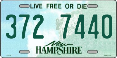 NH license plate 3727440
