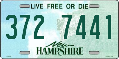 NH license plate 3727441