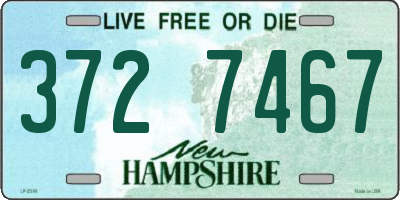 NH license plate 3727467