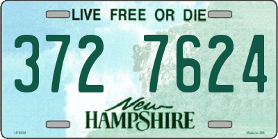 NH license plate 3727624