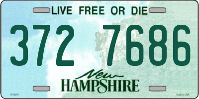 NH license plate 3727686