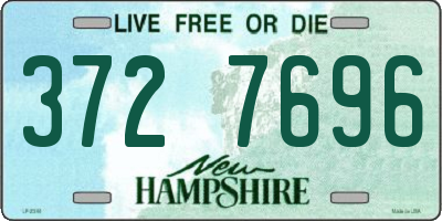 NH license plate 3727696