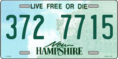 NH license plate 3727715