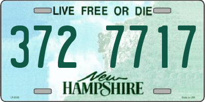 NH license plate 3727717