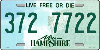 NH license plate 3727722