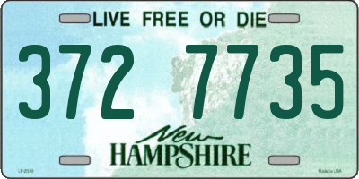 NH license plate 3727735