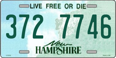 NH license plate 3727746
