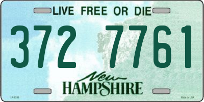 NH license plate 3727761