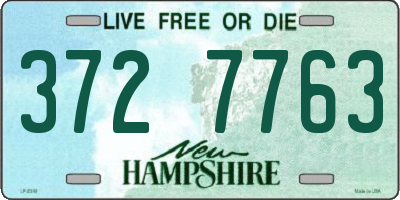NH license plate 3727763
