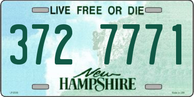 NH license plate 3727771