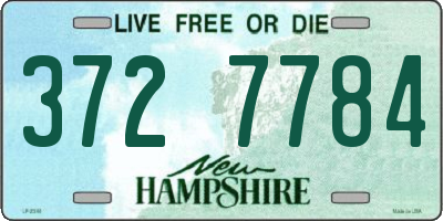 NH license plate 3727784