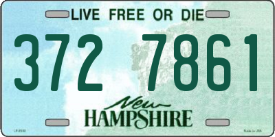 NH license plate 3727861