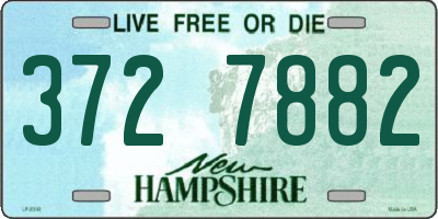 NH license plate 3727882