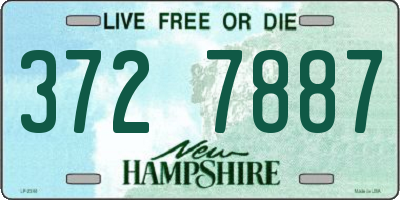 NH license plate 3727887