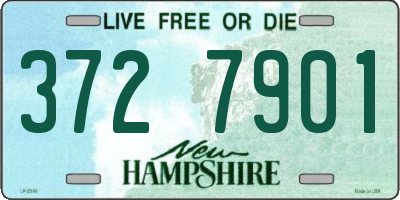 NH license plate 3727901