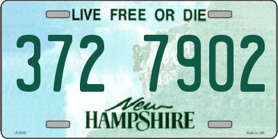 NH license plate 3727902