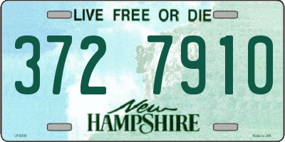 NH license plate 3727910