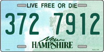 NH license plate 3727912