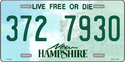 NH license plate 3727930