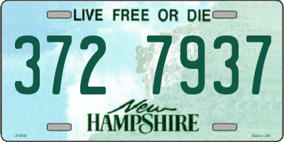 NH license plate 3727937