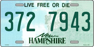 NH license plate 3727943