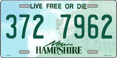 NH license plate 3727962
