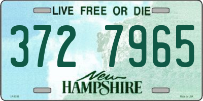 NH license plate 3727965