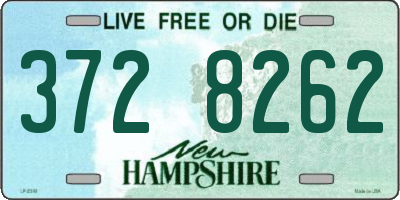 NH license plate 3728262