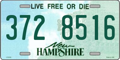 NH license plate 3728516