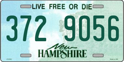 NH license plate 3729056