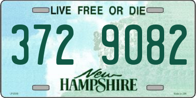 NH license plate 3729082
