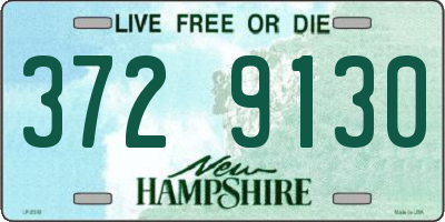 NH license plate 3729130