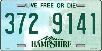 NH license plate 3729141