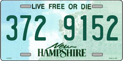 NH license plate 3729152