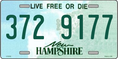 NH license plate 3729177