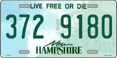 NH license plate 3729180