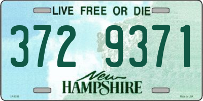 NH license plate 3729371