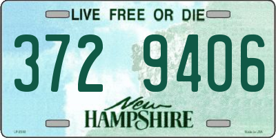 NH license plate 3729406