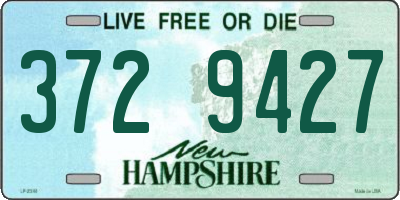 NH license plate 3729427