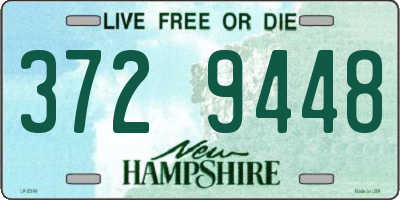 NH license plate 3729448