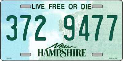 NH license plate 3729477