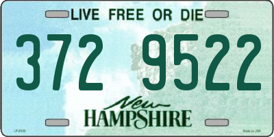 NH license plate 3729522
