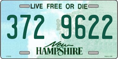 NH license plate 3729622